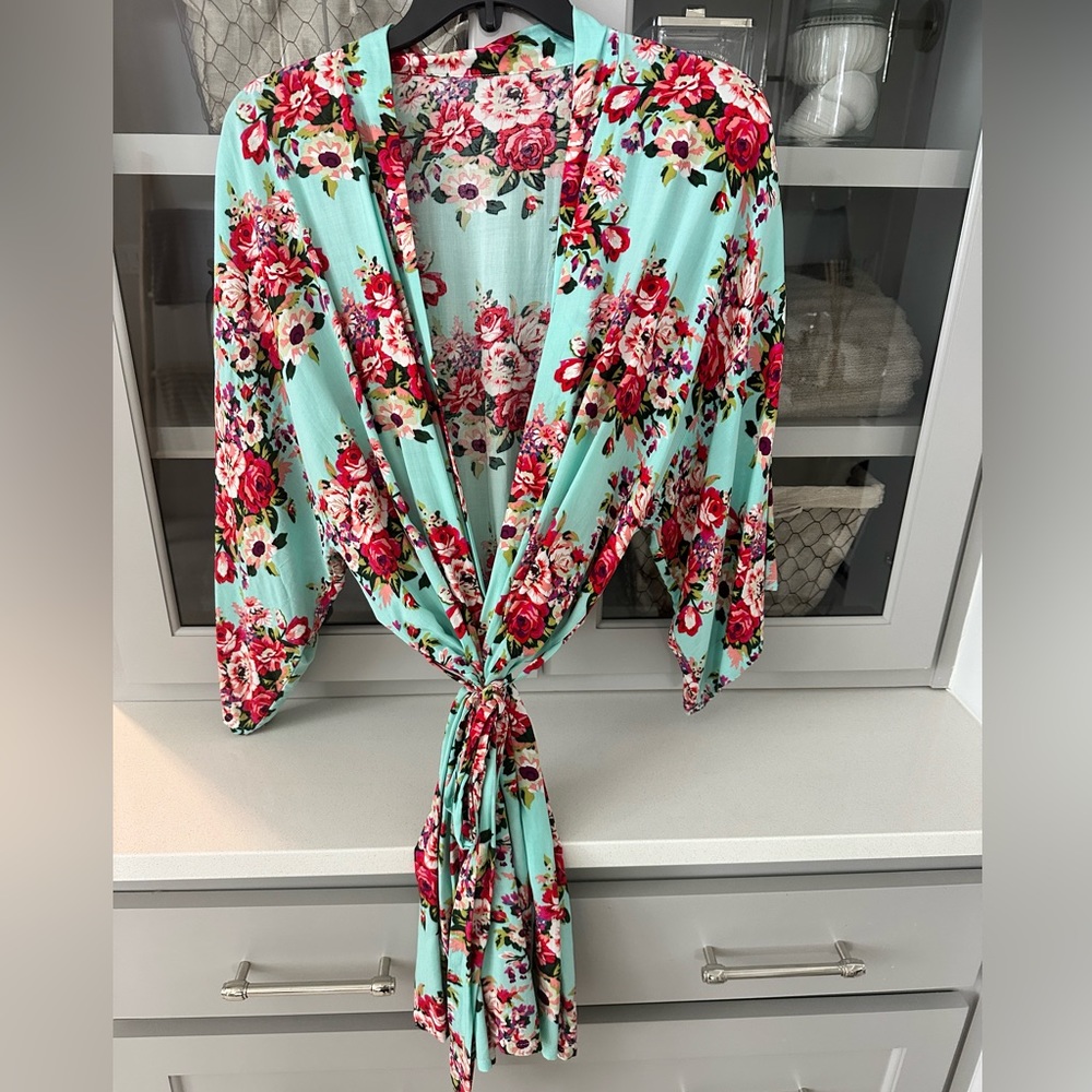 Floral robe